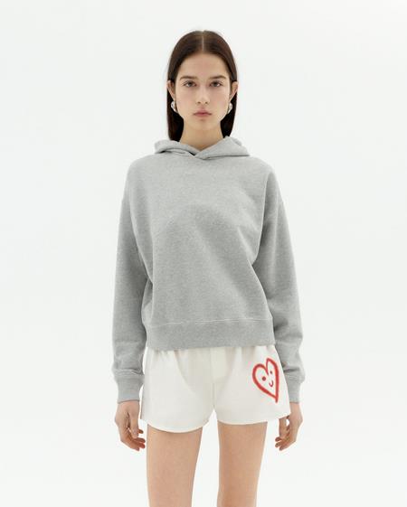 Hoodie Valeria Retro Sun Grey via Shop Like You Give a Damn