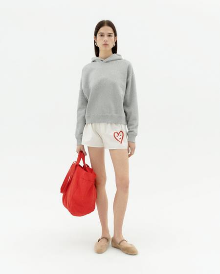 Hoodie Valeria Retro Sun Grey from Shop Like You Give a Damn