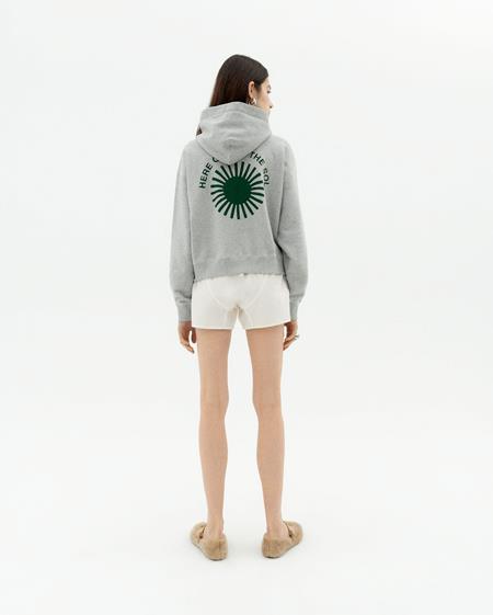 Hoodie Valeria Retro Sun Grey from Shop Like You Give a Damn