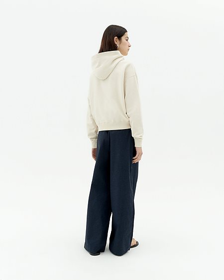 Hooded Sweatshirt Sun Type Valeria Off White from Shop Like You Give a Damn