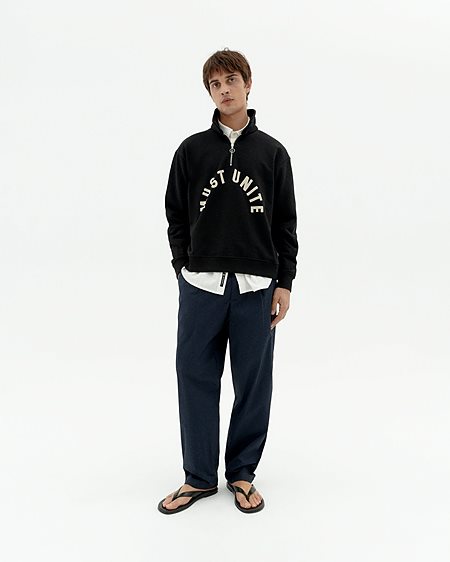 Sweatshirt Must Unite Gallagher Black from Shop Like You Give a Damn