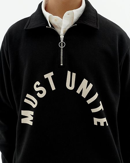 Sweatshirt Must Unite Gallagher Black from Shop Like You Give a Damn