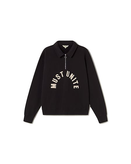 Sweatshirt Must Unite Gallagher Black from Shop Like You Give a Damn