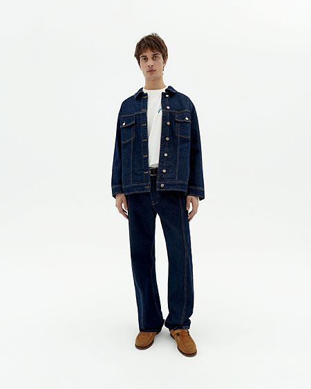Denim Pants Rainn Medium Wash Blue from Shop Like You Give a Damn