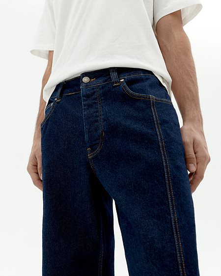 Denim Pants Rainn Medium Wash Blue from Shop Like You Give a Damn