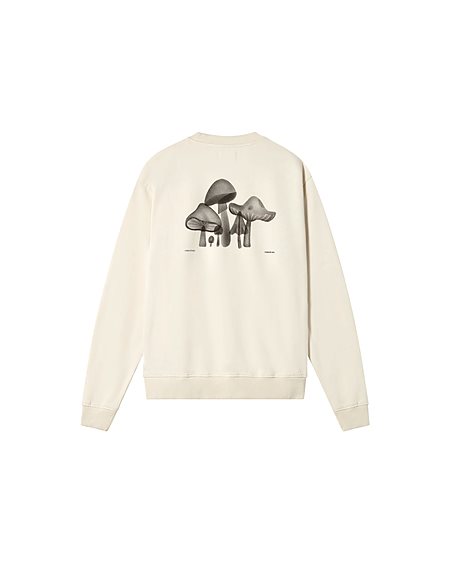 Sweatshirt Funghi Leon White from Shop Like You Give a Damn