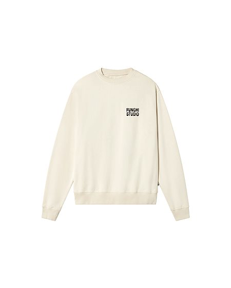 Sweatshirt Funghi Leon White from Shop Like You Give a Damn