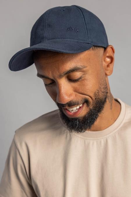 Basecap Unisex Denim Saphirblau