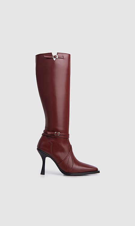 Boots Alicia Burgundy via Shop Like You Give a Damn