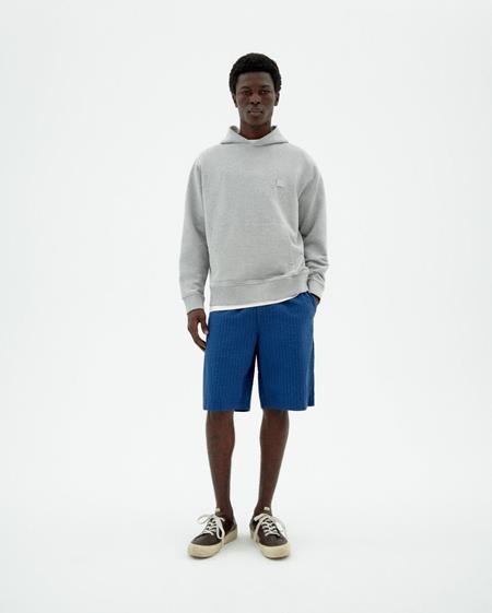Shorts Seersucker Bermuda Gasper Blue from Shop Like You Give a Damn