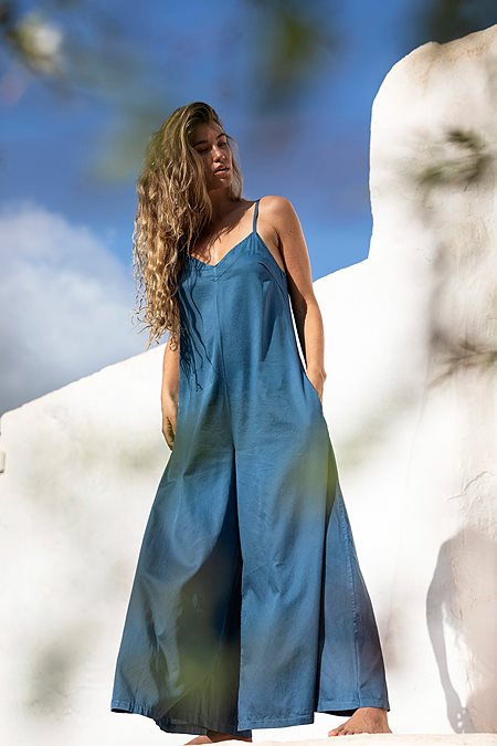 Jumpsuit Kiera Jeans Blue via Shop Like You Give a Damn