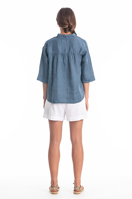 Blouse Summer Jeans Blue from Shop Like You Give a Damn