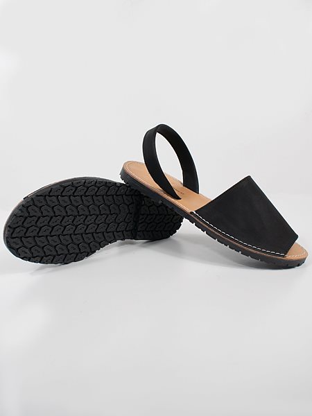 Flat Sandals Black from Shop Like You Give a Damn