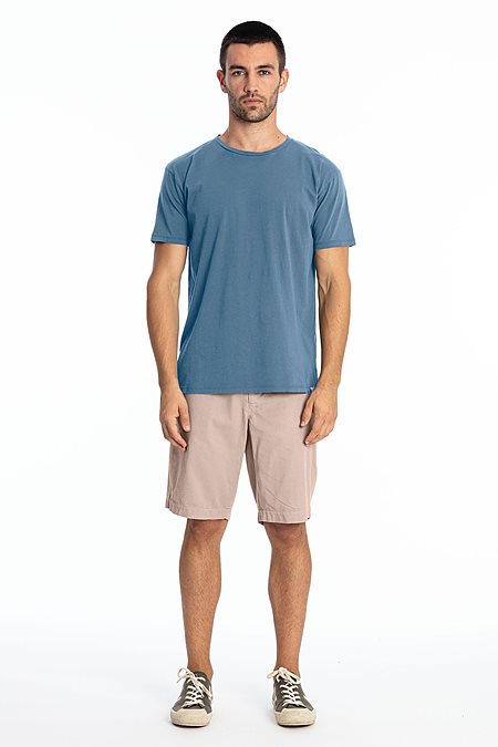 T-Shirt Round Neck Azur Jeans Blue via Shop Like You Give a Damn