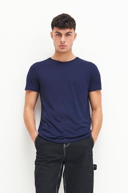 Ecologie: T-Shirt Daintree Marineblauw