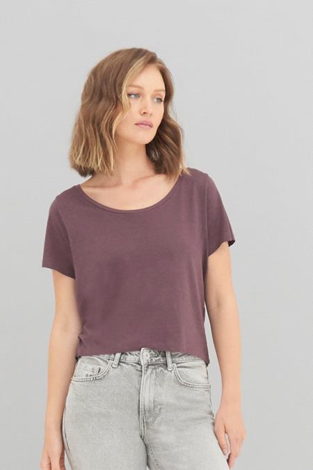Ecologie: T-Shirt Daintree Wild Mulberry Paars