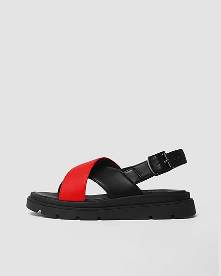Sandals Glare Red/Black via Shop Like You Give a Damn