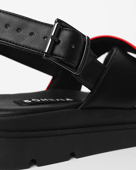Sandals Glare Red/Black from Shop Like You Give a Damn