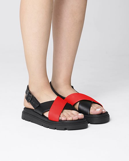 Sandals Glare Red/Black from Shop Like You Give a Damn