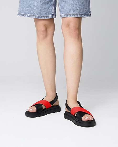 Sandals Glare Red/Black from Shop Like You Give a Damn