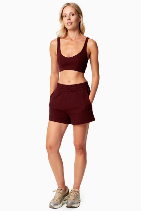 ORGANICATION: Kurze Hose Savanna Bordeaux