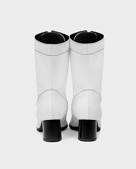 High Boots White from Shop Like You Give a Damn