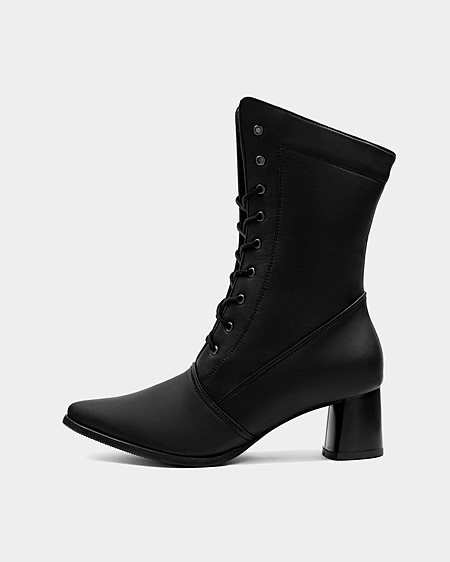 High Boots Black via Shop Like You Give a Damn