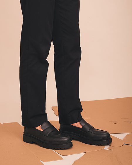 Loafers Cesar Black from Shop Like You Give a Damn