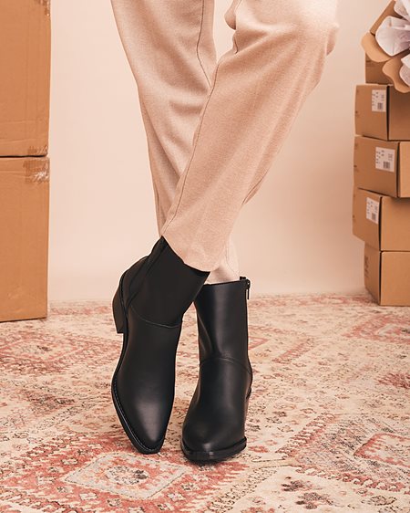 Ankle Boots Kella Black from Shop Like You Give a Damn