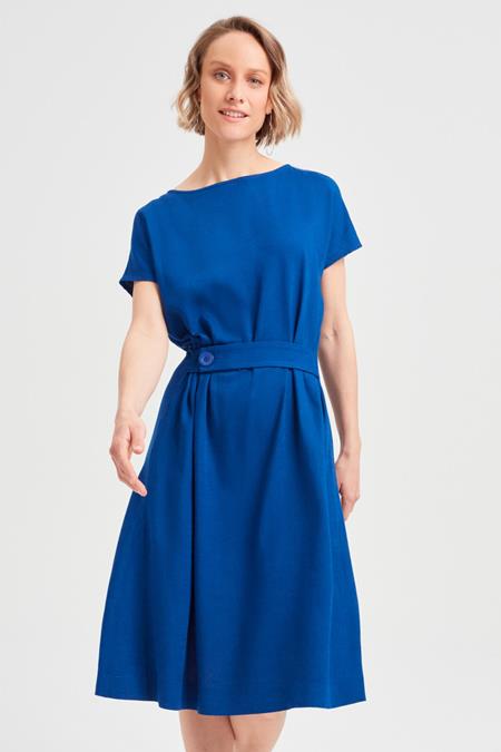 AYANI: Kleid Sati Ozeanblau