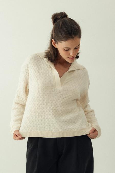 TWOTHIRDS Sweater Teresa Leaf Green