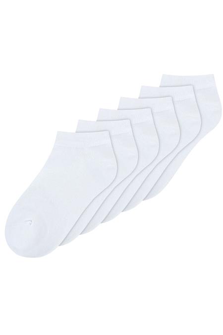 Multipack 6x Sneaker Socks White
