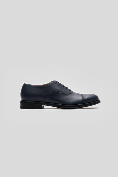 Solari Milano: Oxford Shoes Navy Blue