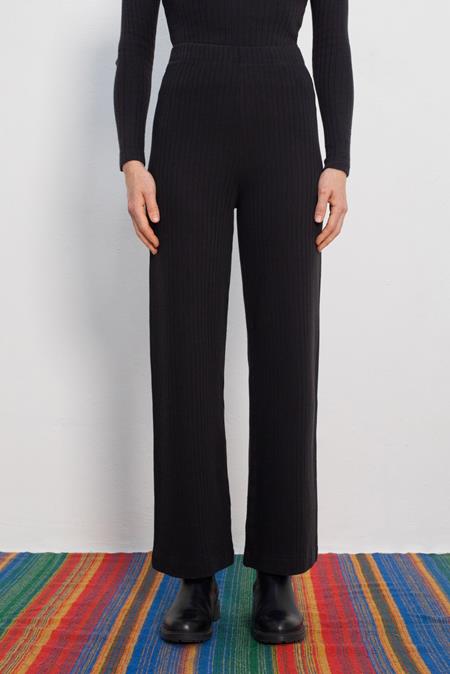 Pants Ribbed Black