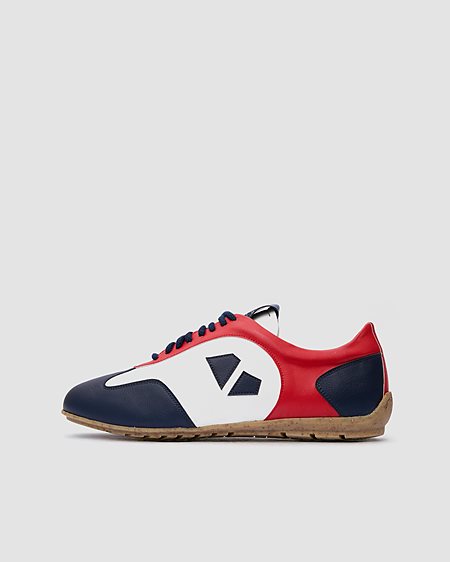 Sneakers Women Racer Blue/Red/White via Shop Like You Give a Damn