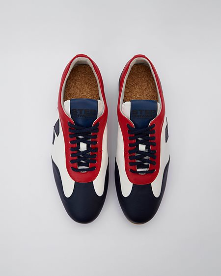 Sneakers Women Racer Blue/Red/White from Shop Like You Give a Damn