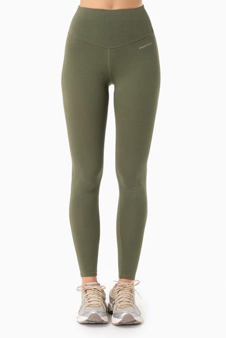 Legging Hoge Taille Luccy Olijfgroen