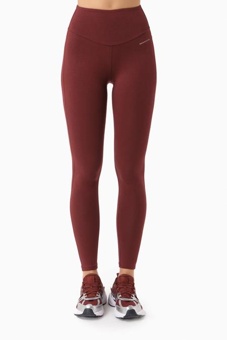 Legging Met Hoge Taille Luccy Bordeaux
