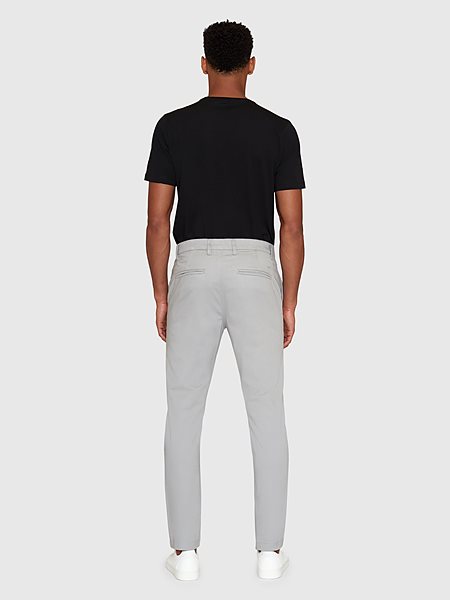 Chino Pants Luca Slim Twill Alloy Grey from Shop Like You Give a Damn
