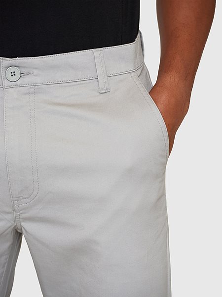 Chino Pants Luca Slim Twill Alloy Grey from Shop Like You Give a Damn