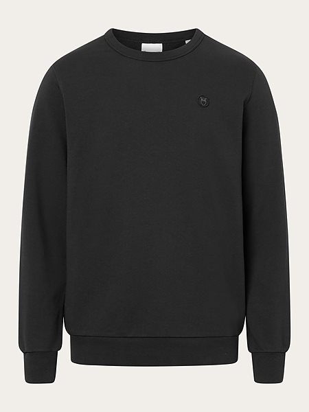 Sweatshirt Basic Badge Black Jet from Shop Like You Give a Damn
