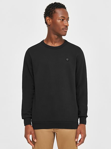 Sweatshirt Basic Badge Black Jet via Shop Like You Give a Damn