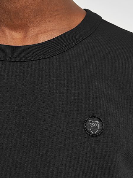 Sweatshirt Basic Badge Black Jet from Shop Like You Give a Damn