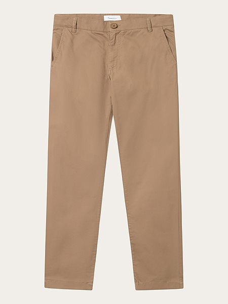 Chino Pants Luca Slim Twill Tuffet Beige from Shop Like You Give a Damn