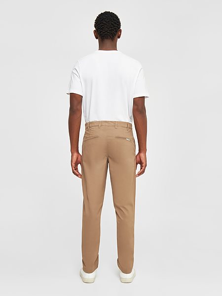 Chino Pants Luca Slim Twill Tuffet Beige from Shop Like You Give a Damn