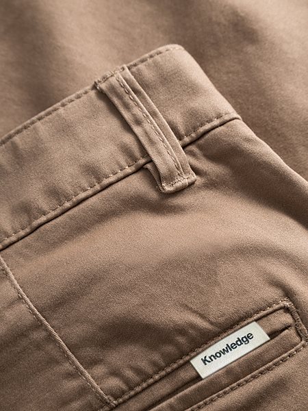Chino Pants Luca Slim Twill Tuffet Beige from Shop Like You Give a Damn