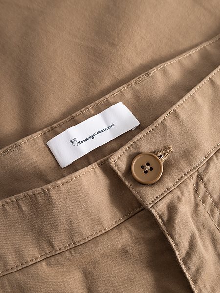 Chino Pants Luca Slim Twill Tuffet Beige from Shop Like You Give a Damn