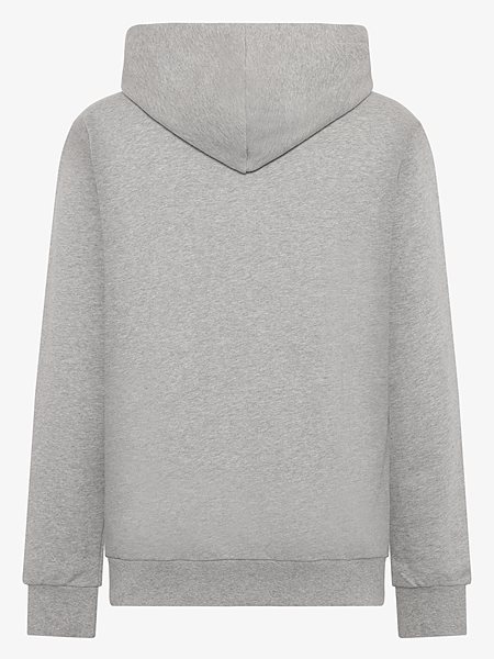Zip Hoodie Kangaroo Badge Grey Melange from Shop Like You Give a Damn