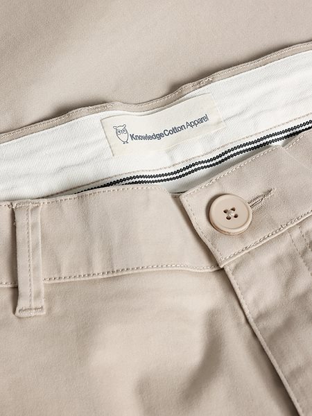 Chino Pants Luca Slim Twill Light Feather Gray from Shop Like You Give a Damn