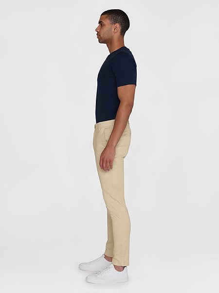Chino Pants Luca Slim Twill Light Feather Gray from Shop Like You Give a Damn